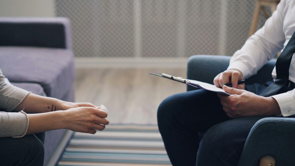 Person ready to begin EMDR therapy and start trauma recovery